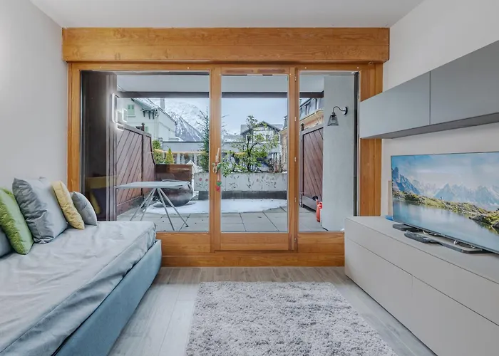 Avec Terrasse Au Centre, Parking, 4 Pers. - Fr-1-343-272 Apartamento Chamonix Mont Blanc